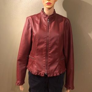 Baccini leather jacket